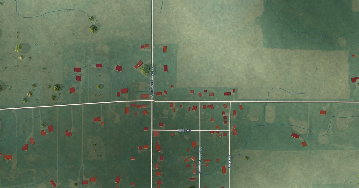 Map of Laud, Indiana in 2026