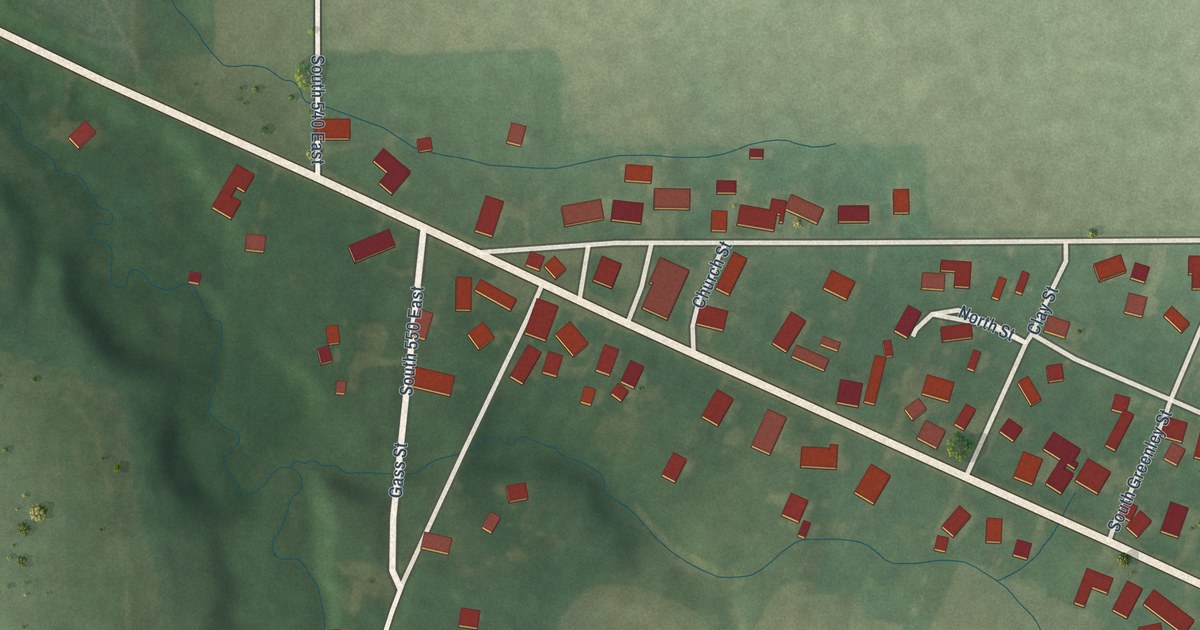 Map of Mace, Indiana in 2026