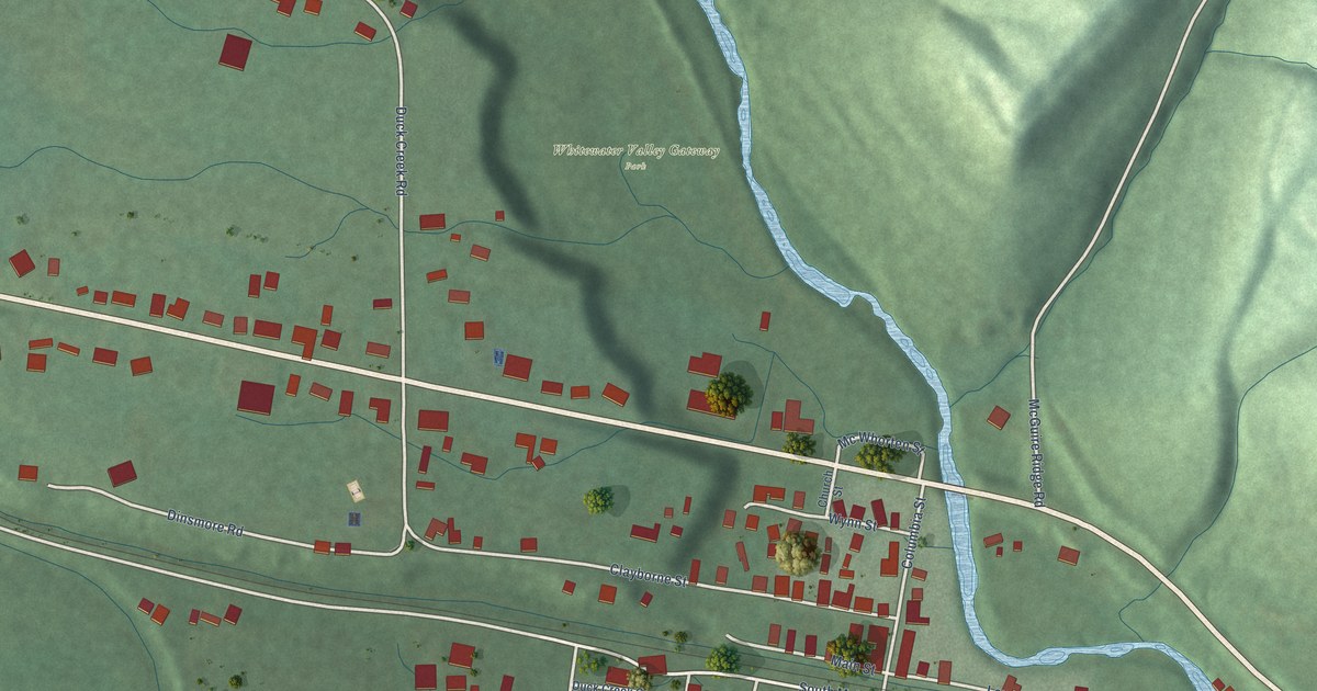 Map of Metamora, Indiana in 2026