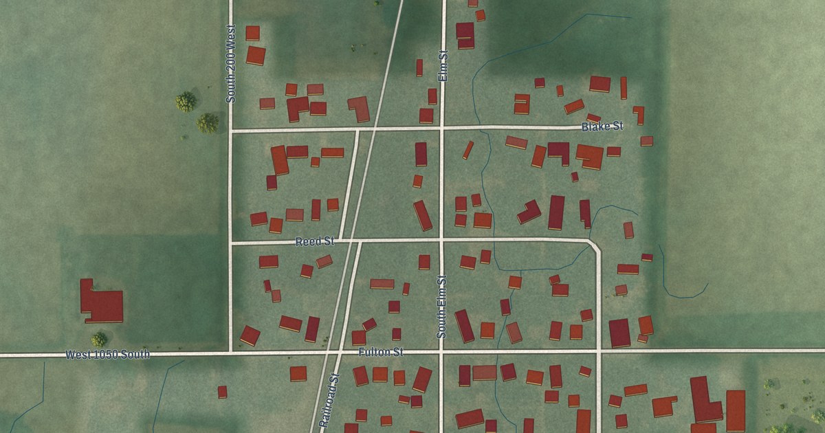 Map of Miami, Indiana in 2026