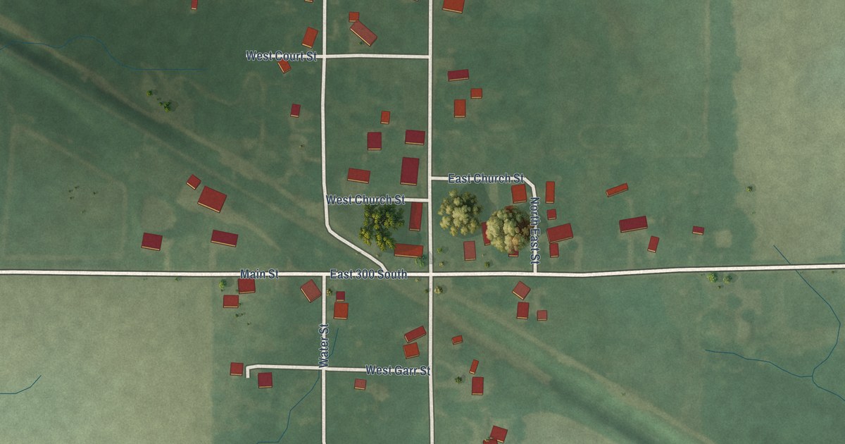 Map of Millgrove, Indiana in 2026