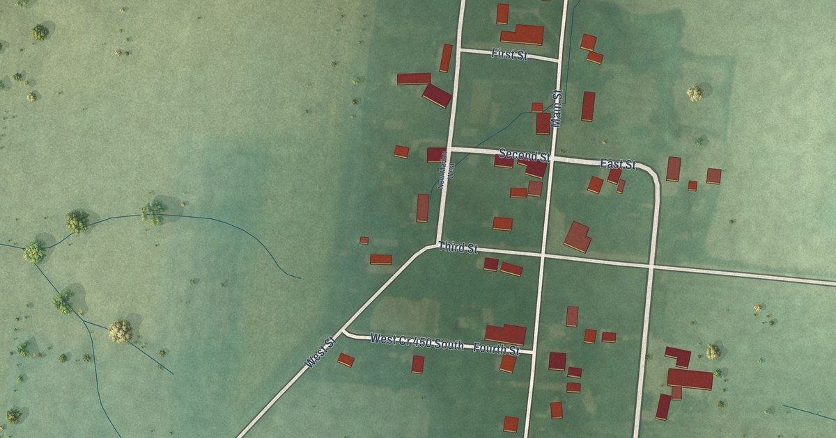 Map of New Marion, Indiana in 2026