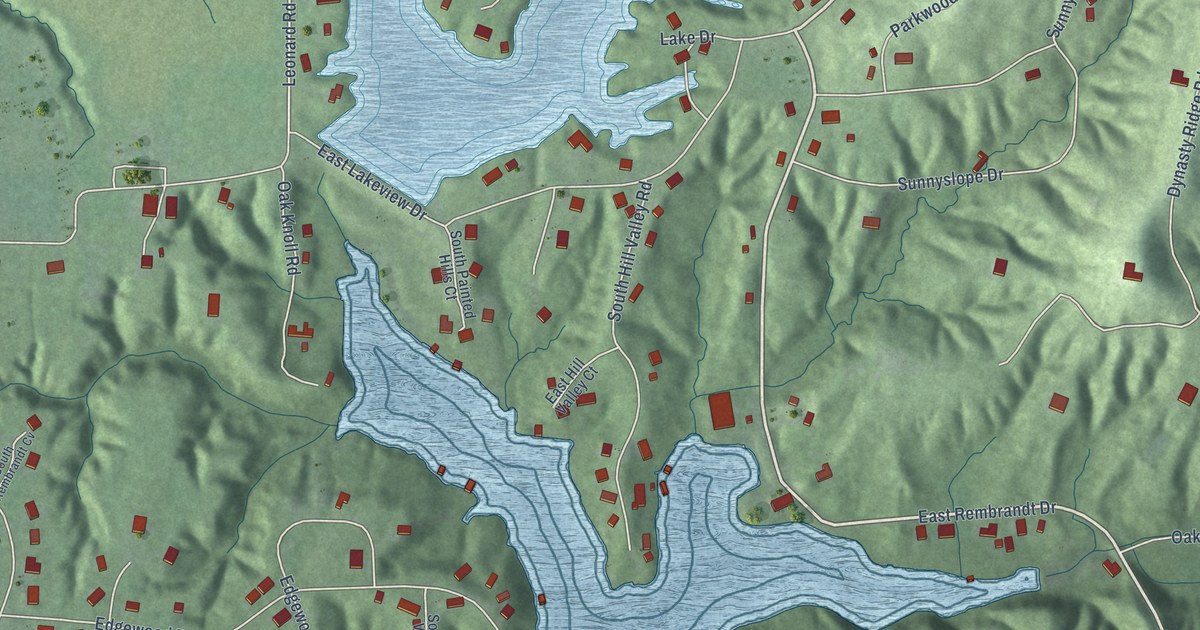 Map of Painted Hills, Indiana in 2026