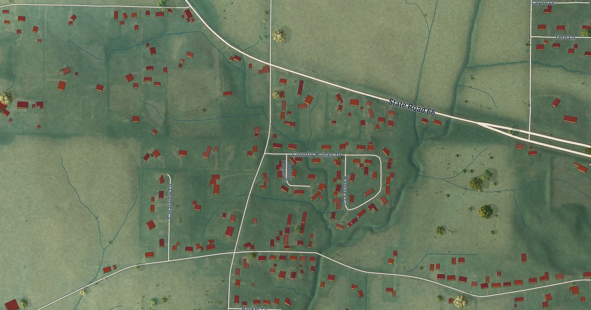 Map of Parkers Settlement, Indiana in 2026
