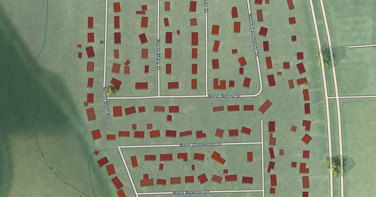 Map of Pleasant View Village, Indiana in 2026