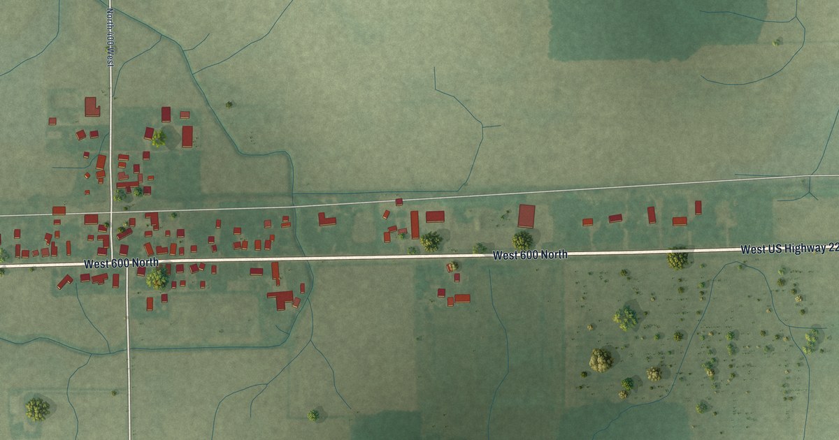Map of Preble, Indiana in 2026