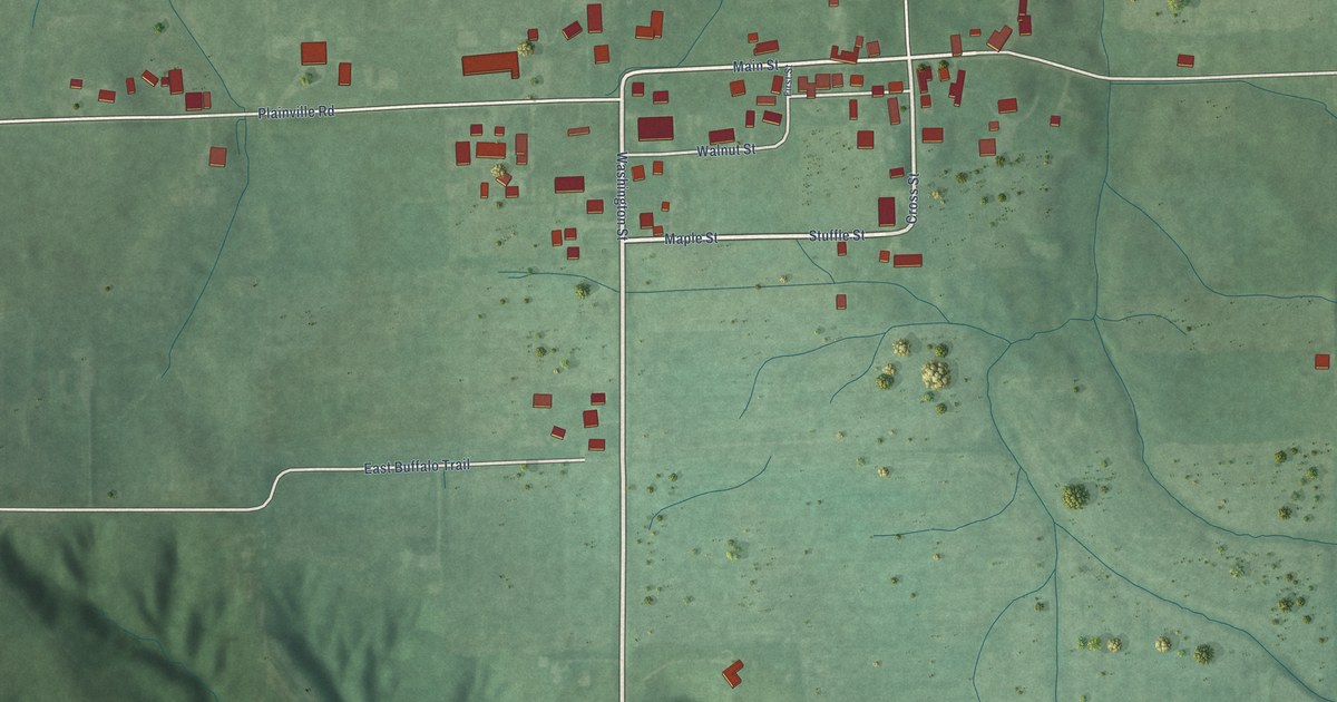 Map of Raglesville, Indiana in 2026
