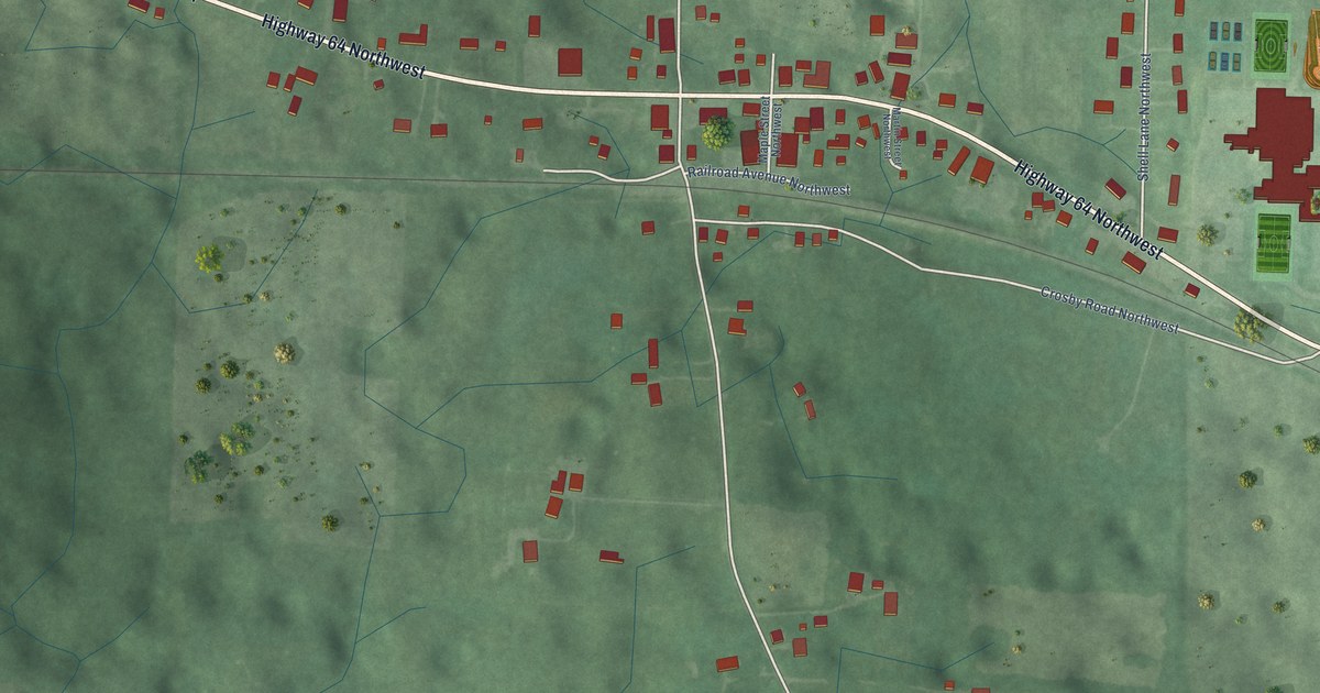 Map of Ramsey, Indiana in 2026