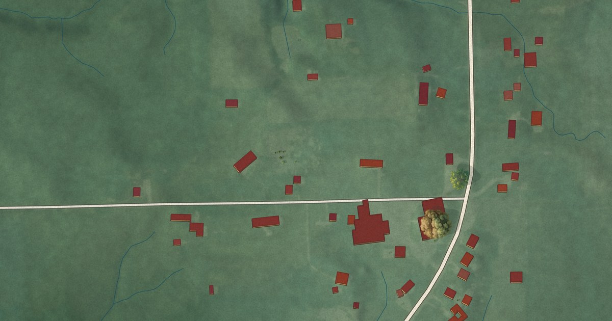 Map of Reddington, Indiana in 2026