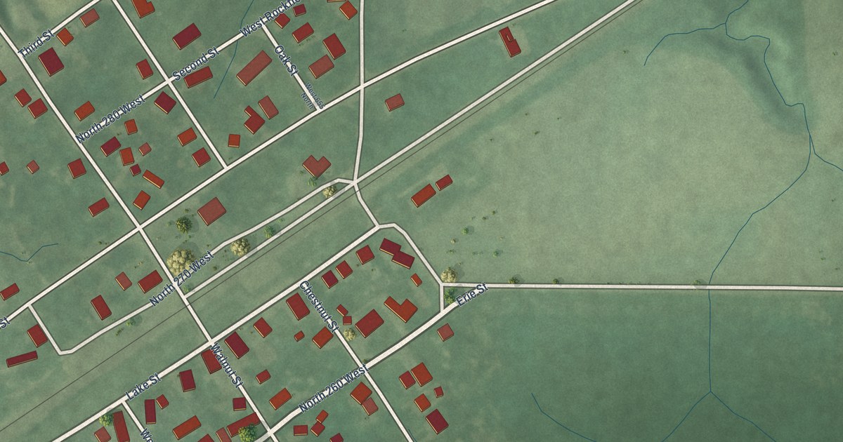 Map of Rockfield, Indiana in 2026
