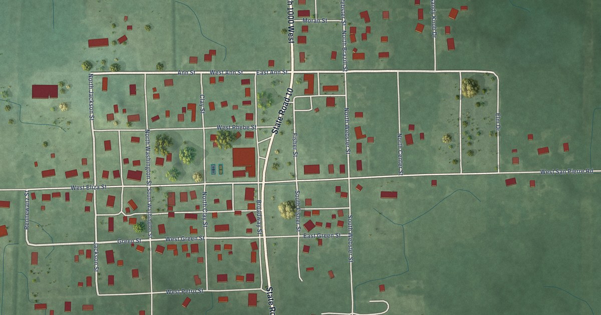 Map of San Pierre, Indiana in 2026