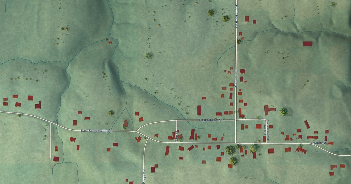 Map of Schnellville, Indiana in 2026