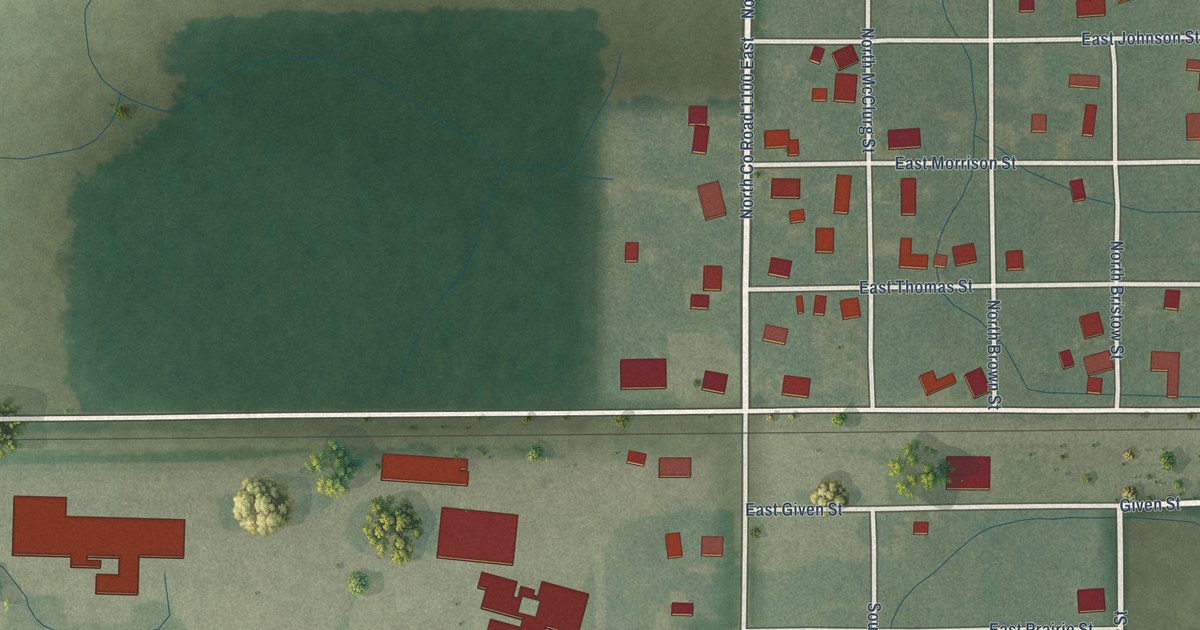 Map of Scircleville, Indiana in 2026
