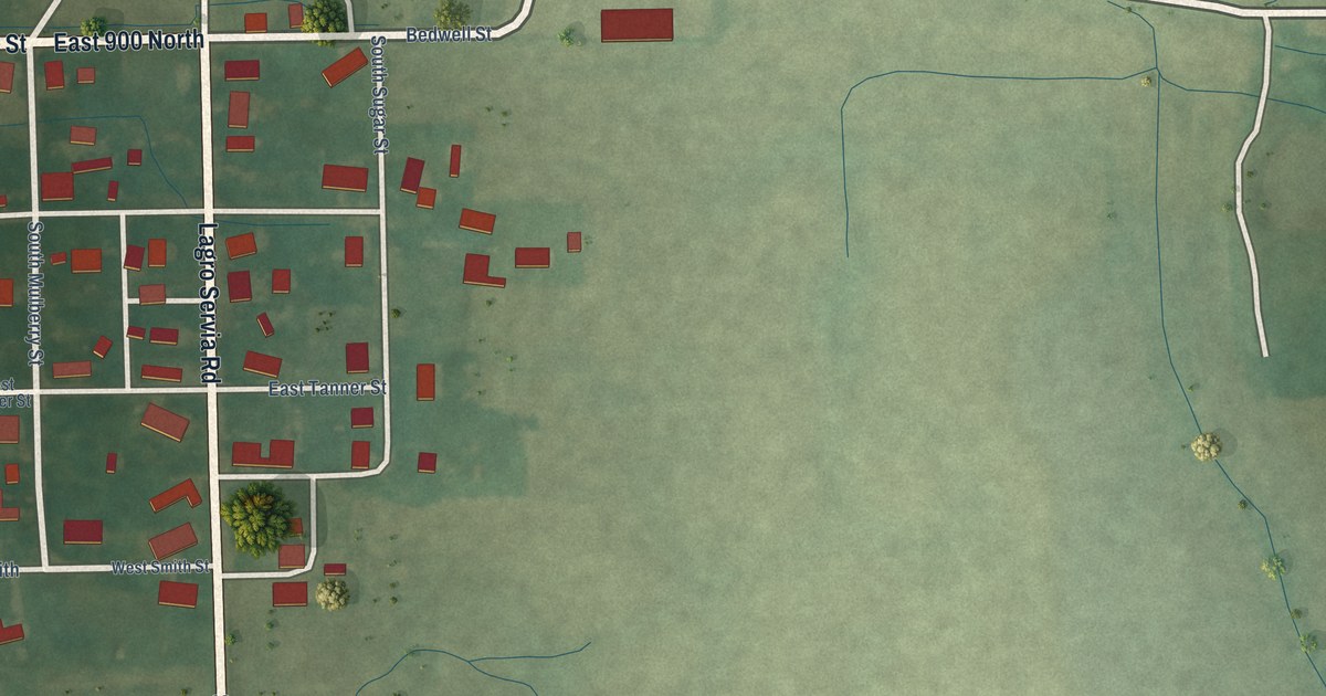 Map of Servia, Indiana in 2026
