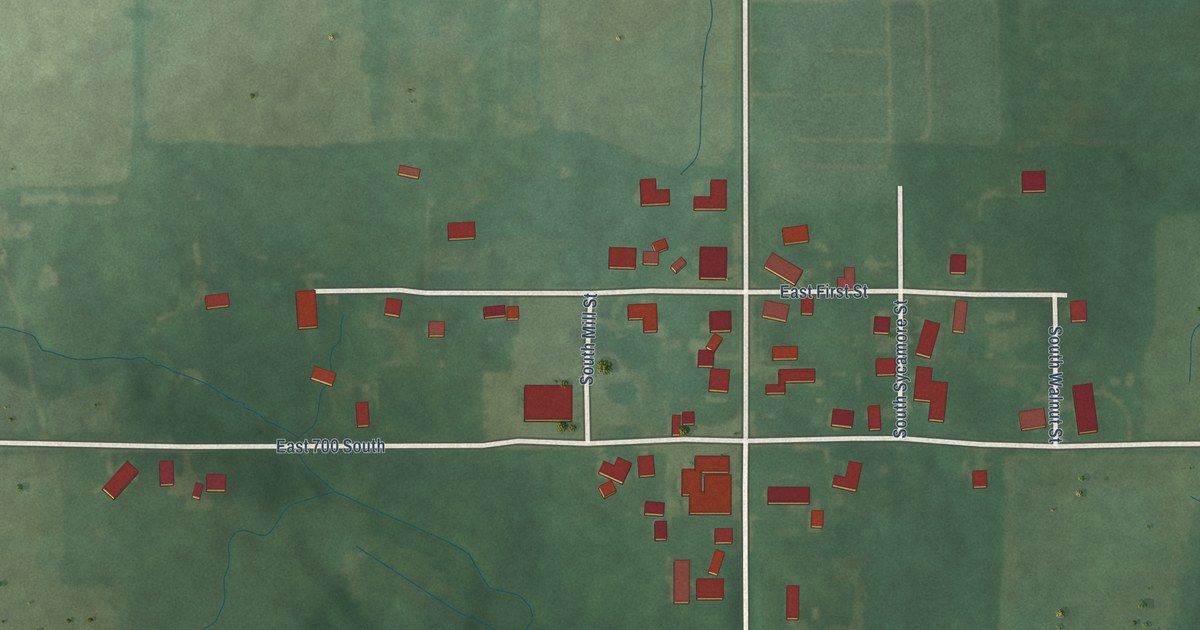 Map of Spartanburg, Indiana in 2026