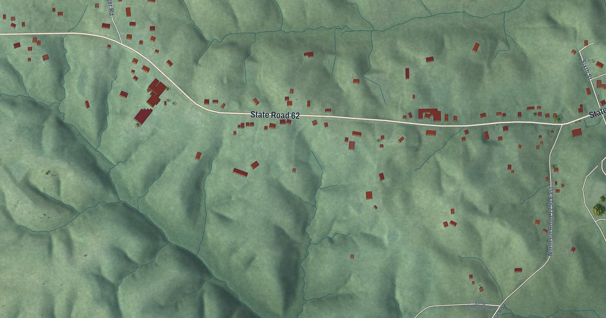 Map of St. Meinrad, Indiana in 2026