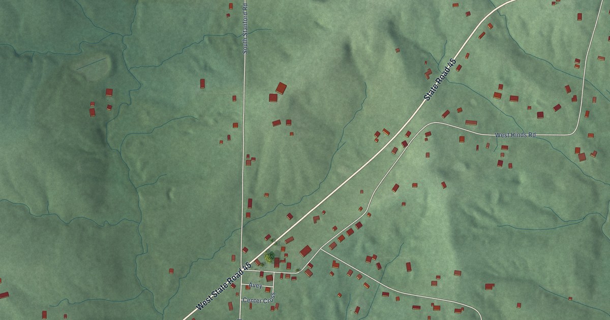 Map of Stanford, Indiana in 2026