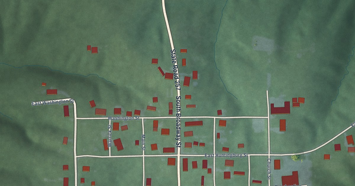 Map of Stendal, Indiana in 2026