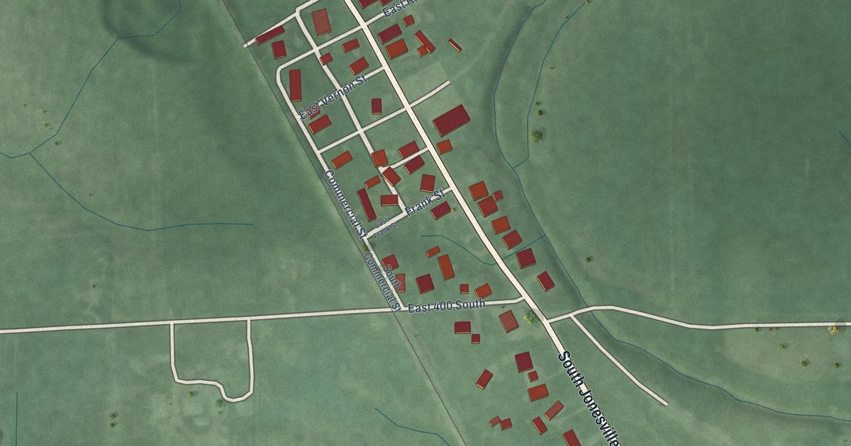 Map of Walesboro, Indiana in 2026