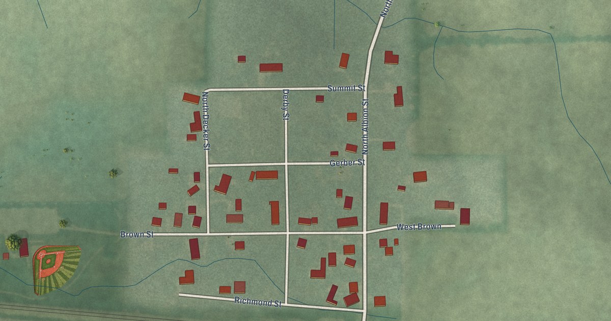 Map of Wawaka, Indiana in 2026