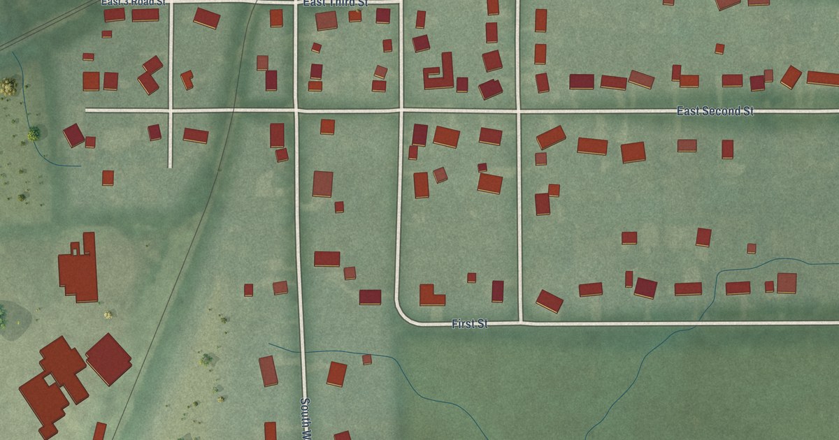 Map of Wellsboro, Indiana in 2026