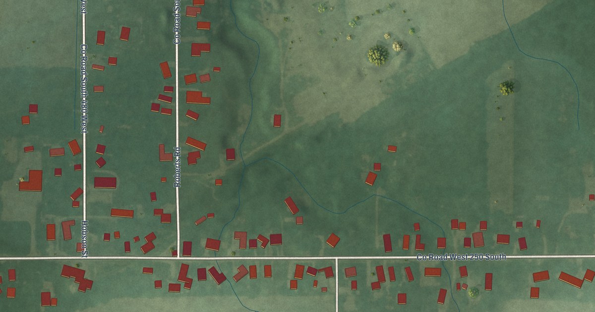 Map of West Middleton, Indiana in 2026