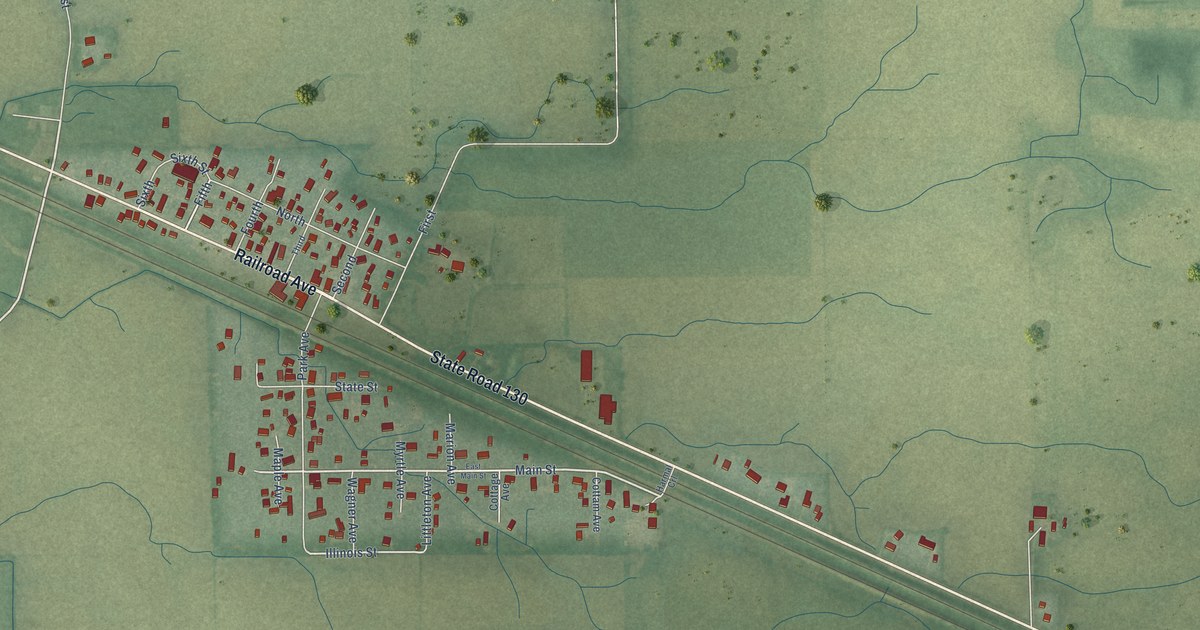 Map of Wheeler, Indiana in 2026