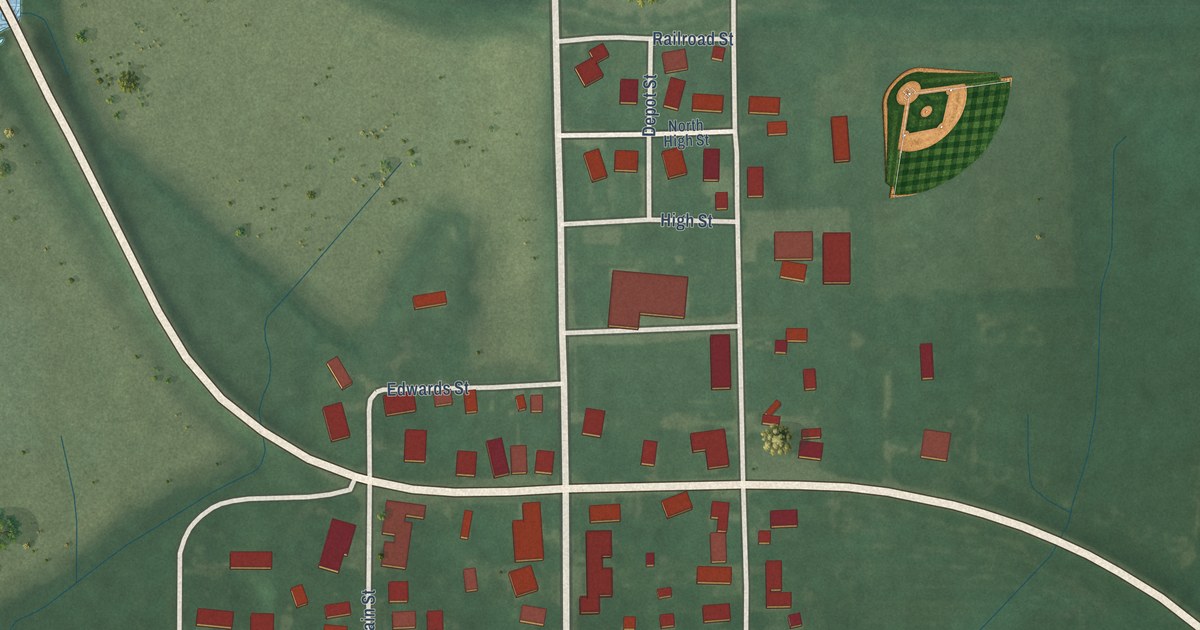 Map of Williamsburg, Indiana in 2026
