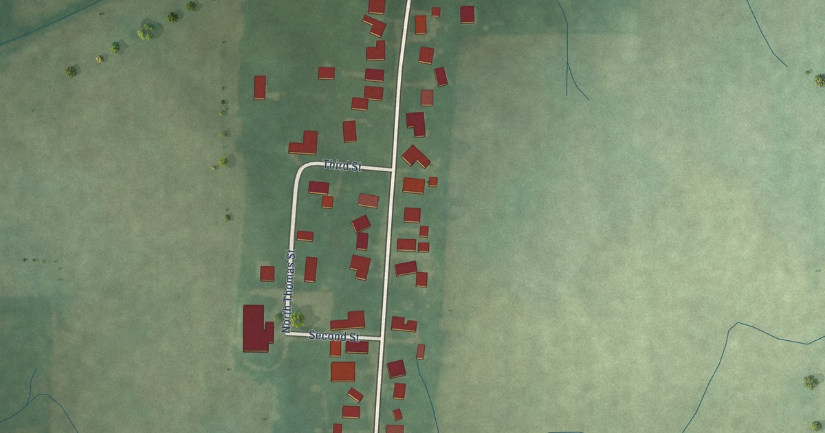 Map of Willow Branch, Indiana in 2026