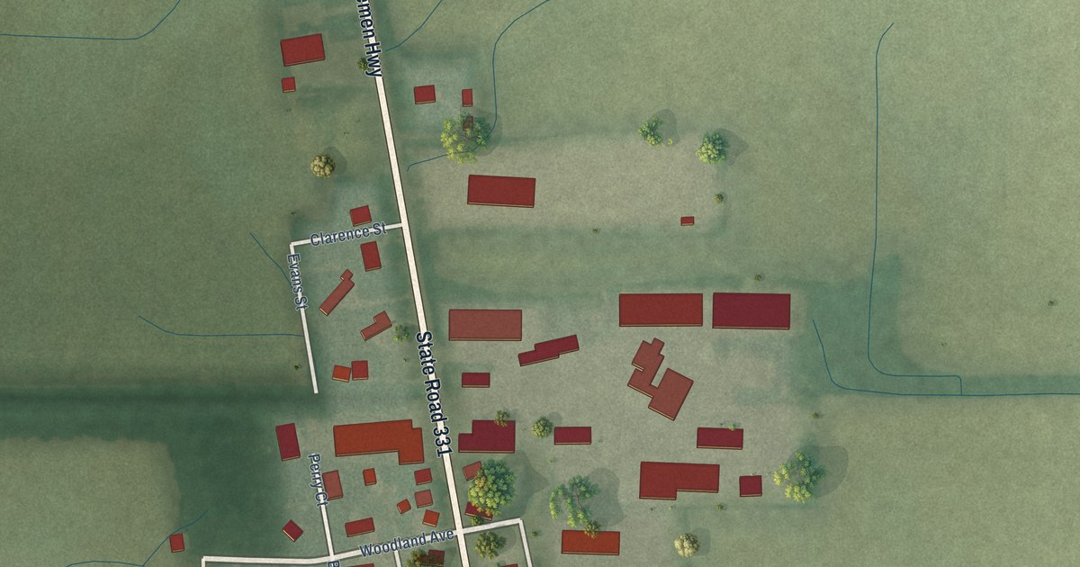 Map of Wyatt, Indiana in 2026
