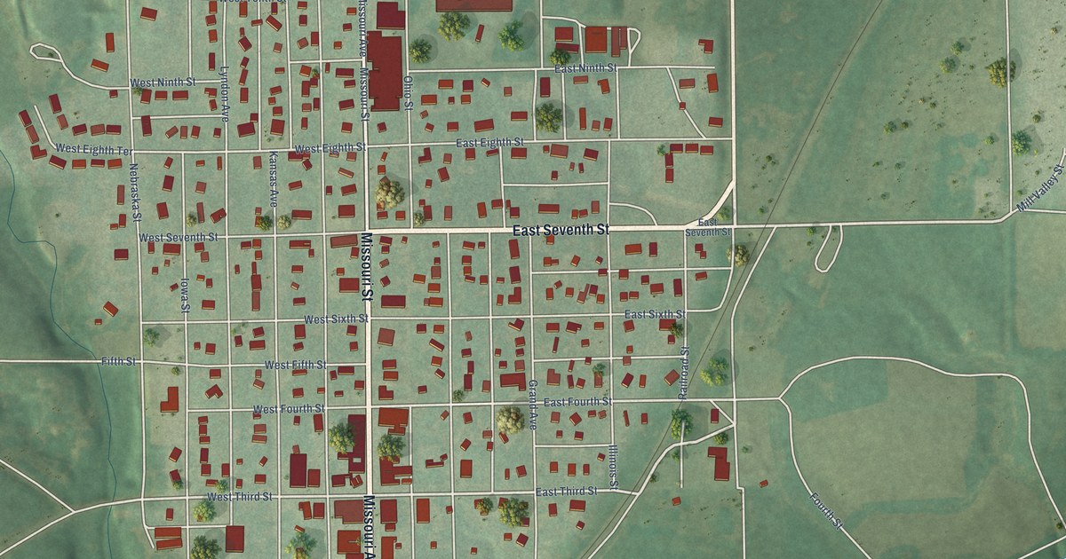 Map of Alma, Kansas in 2026