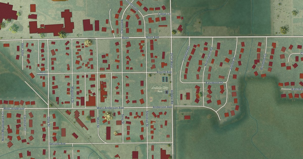 Map of Andale, Kansas in 2026