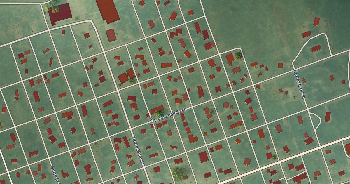 Map of Attica, Kansas in 2026