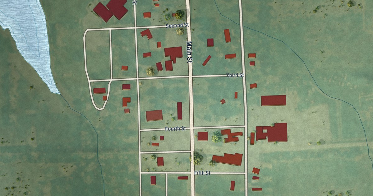 Map of Bartlett, Kansas in 2026