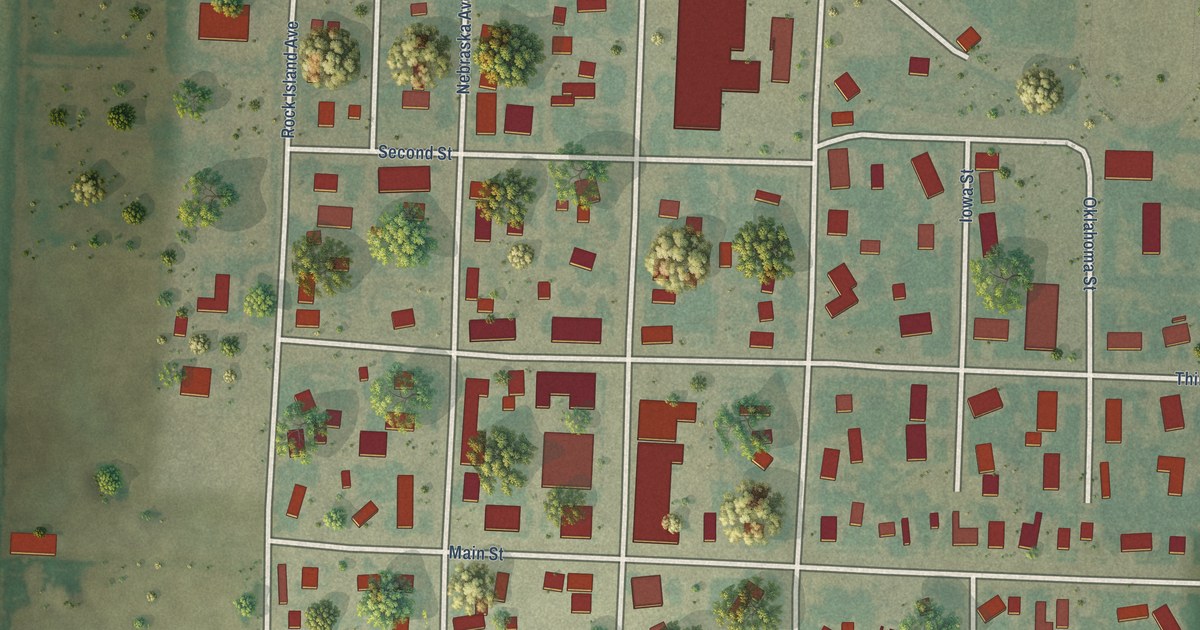 Map of Brewster, Kansas in 2026