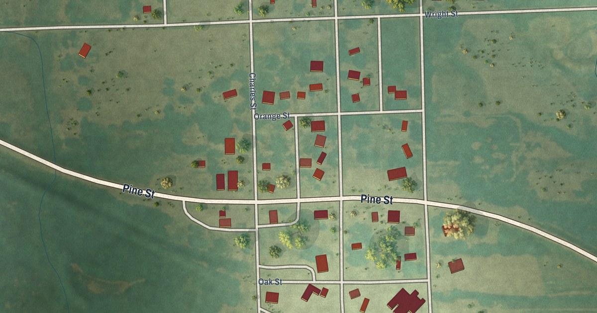 Map of Bronson, Kansas in 2026