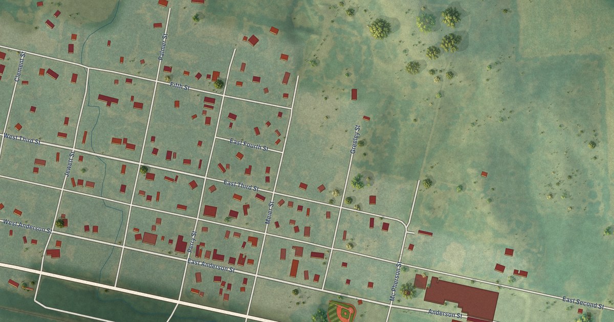 Map of Brookville, Kansas in 2026
