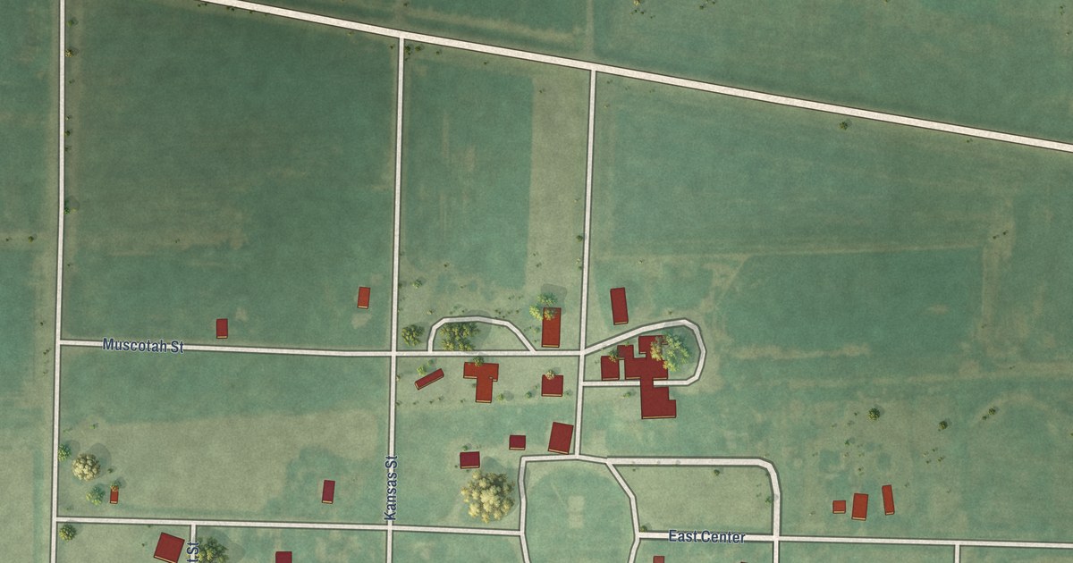 Map of Cedar, Kansas in 2026