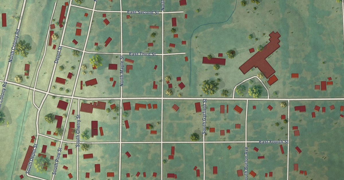 Map of Colony, Kansas in 2026