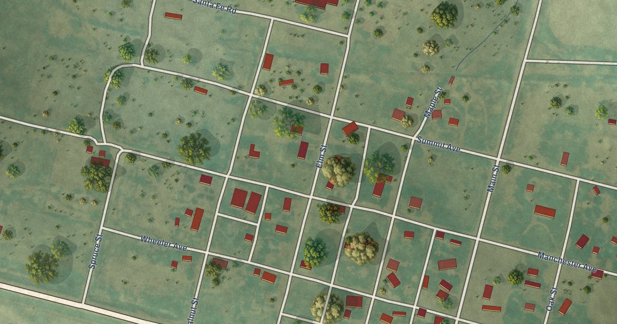 Map of Coolidge, Kansas in 2026