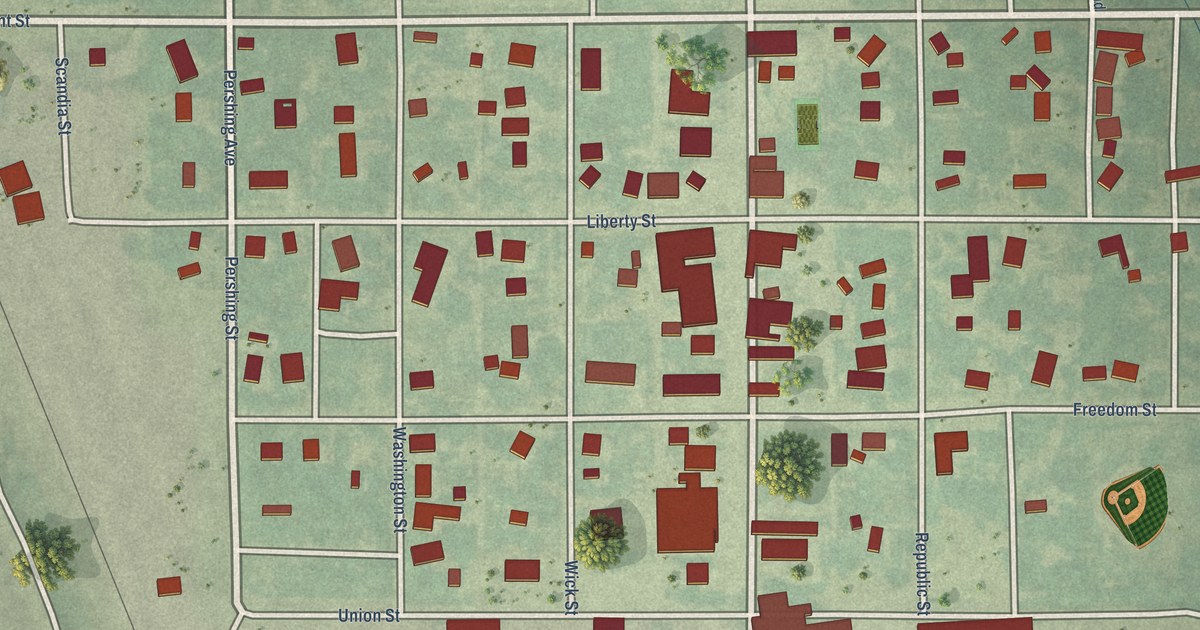Map of Courtland, Kansas in 2026