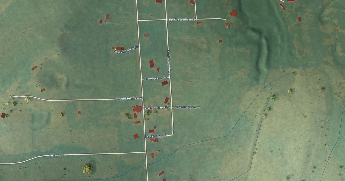 Map of Croweburg, Kansas in 2026