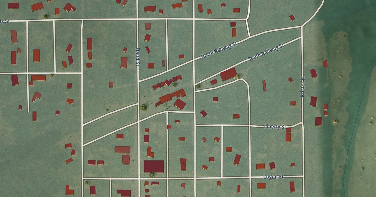 Map of Cuba, Kansas in 2026