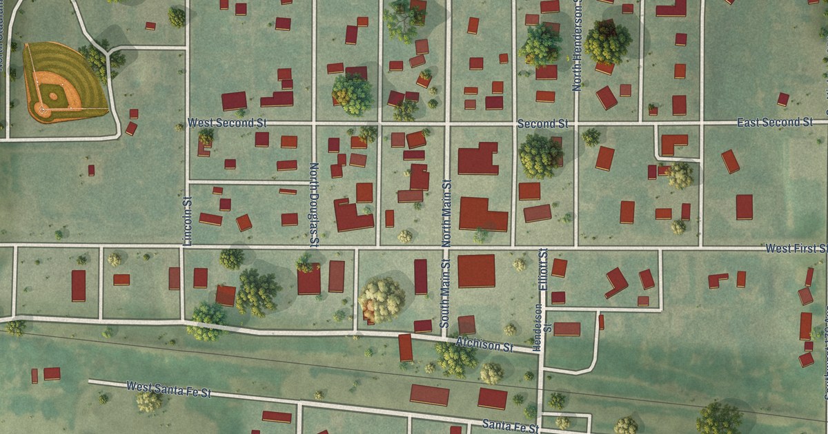 Map of Cunningham, Kansas in 2026