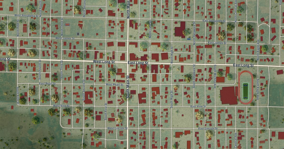 Map of Dighton, Kansas in 2026