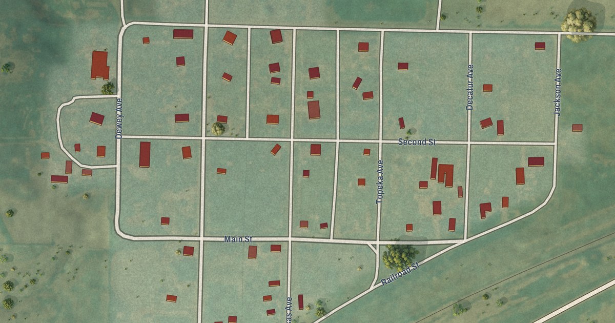 Map of Dresden, Kansas in 2026
