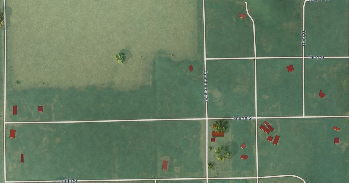 Map of Dunlap, Kansas in 2026