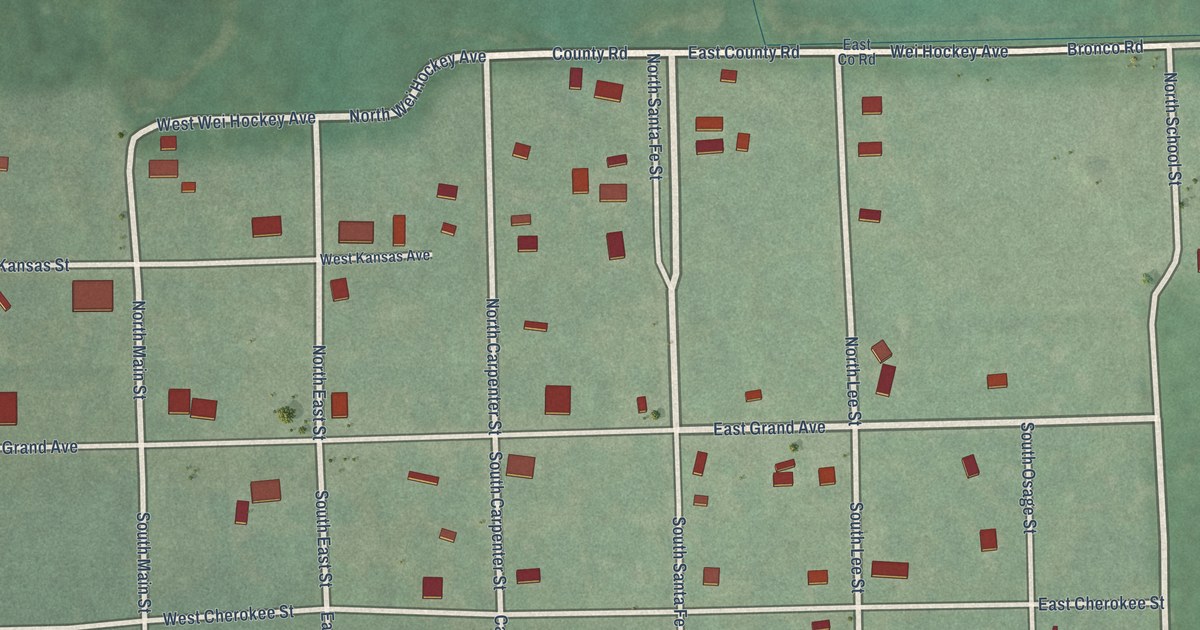 Map of Elgin, Kansas in 2026