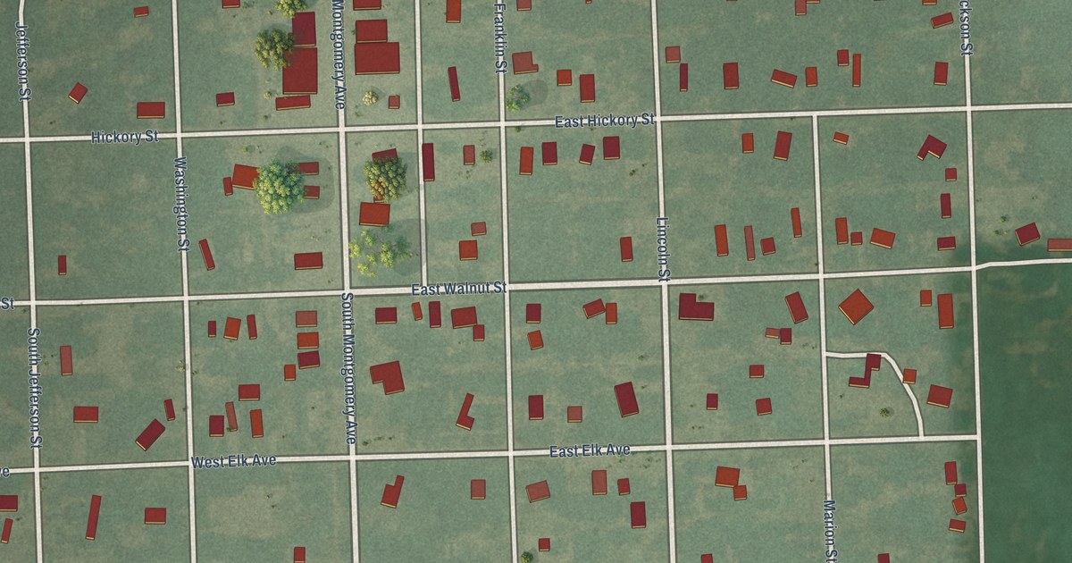 Map of Elk City, Kansas in 2026