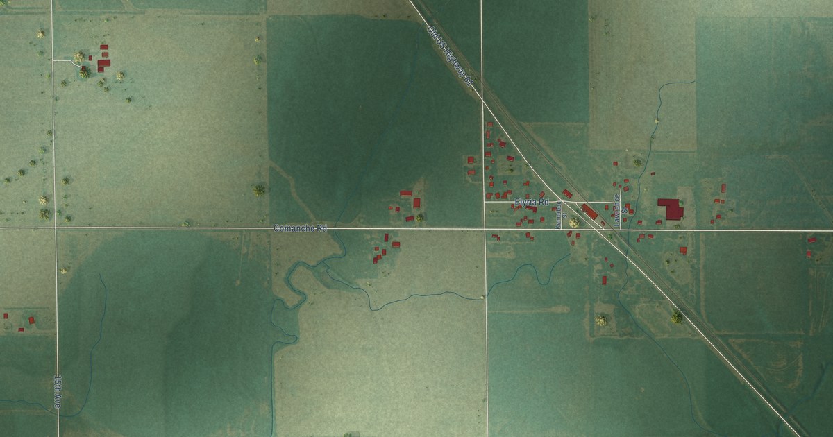 Map of Elyria, Kansas in 2026